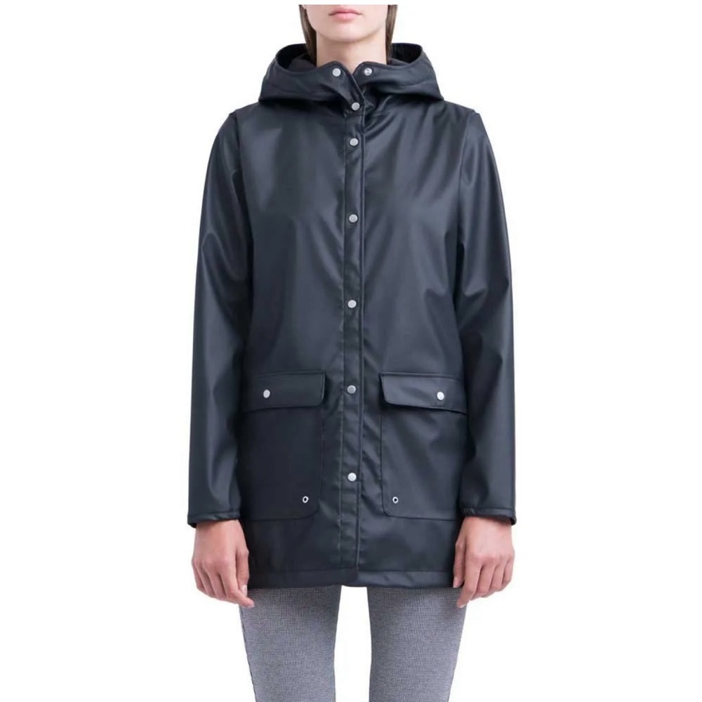 Herschel Supply Company Black Rain Jacket
